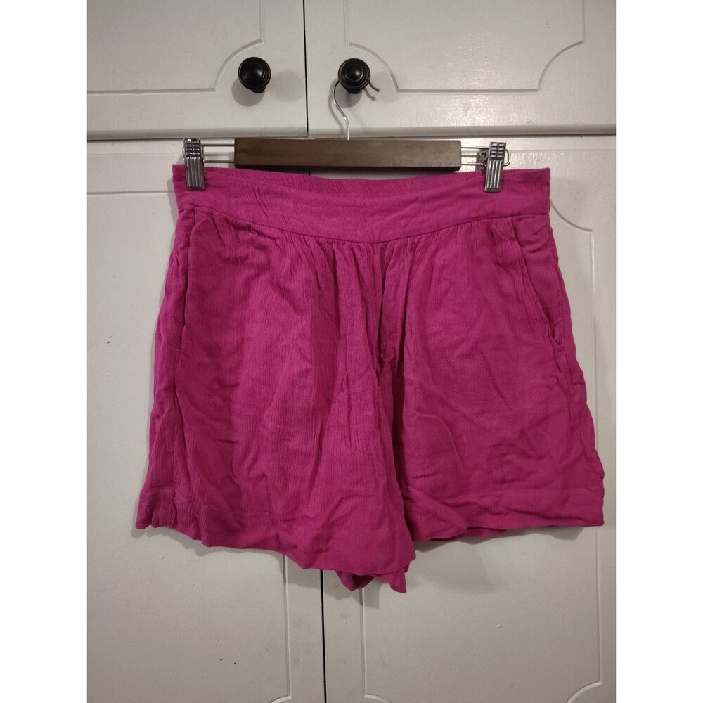 Boden Womens  Elastic Waist Cotton Shorts Gauze Size 6 Pink
